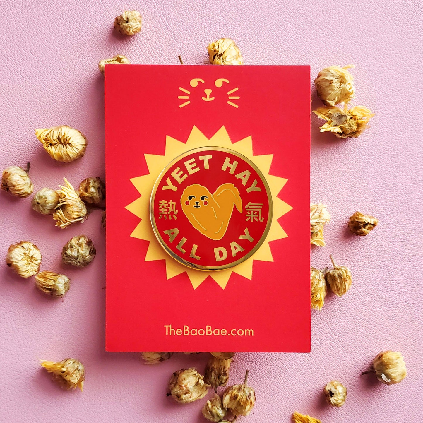 Yeet Hay All Day Enamel Pin