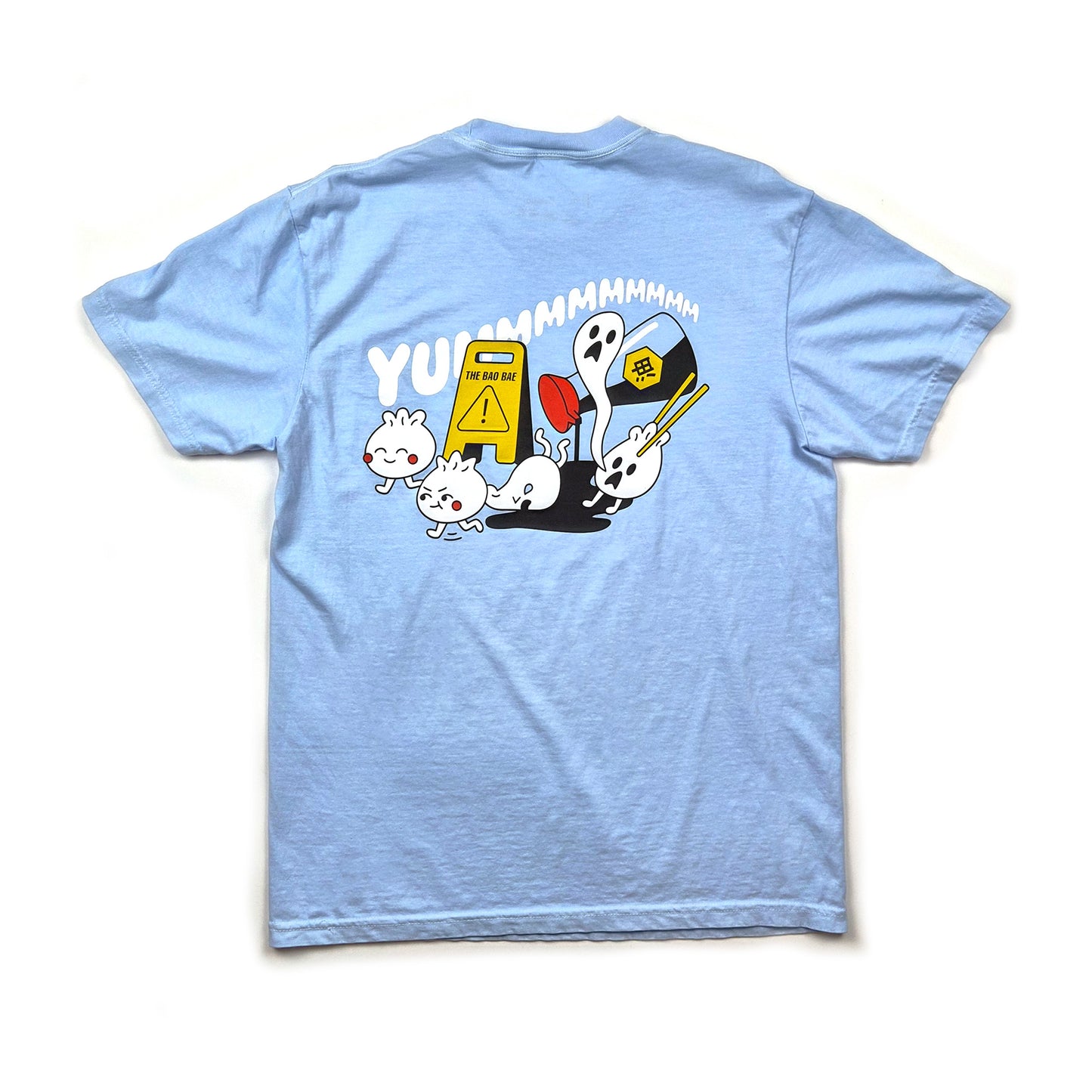 Dumpling Run Club Short Sleeve T-Shirt Blue