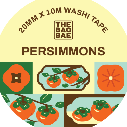 Persimmons Washi Tape
