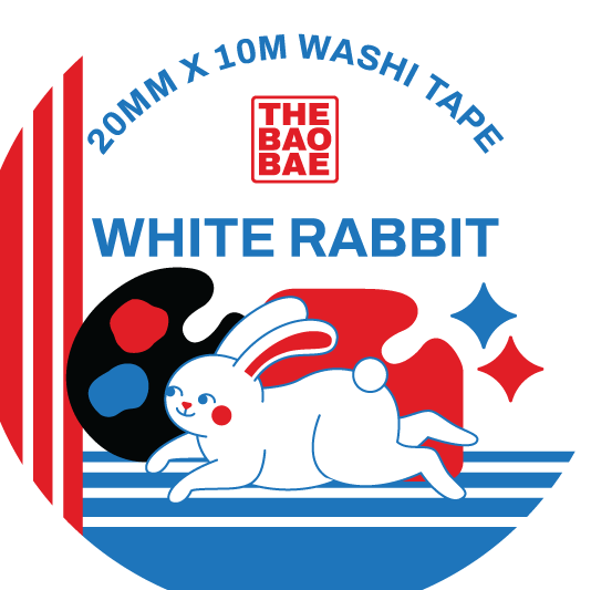 White Rabbit Washi Tape