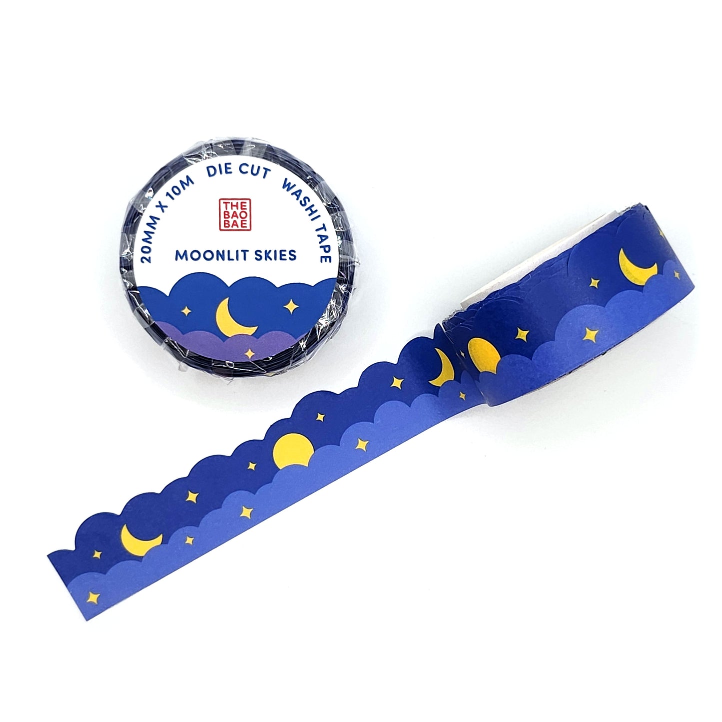 Moonlit Skies Die Cut Washi Tape