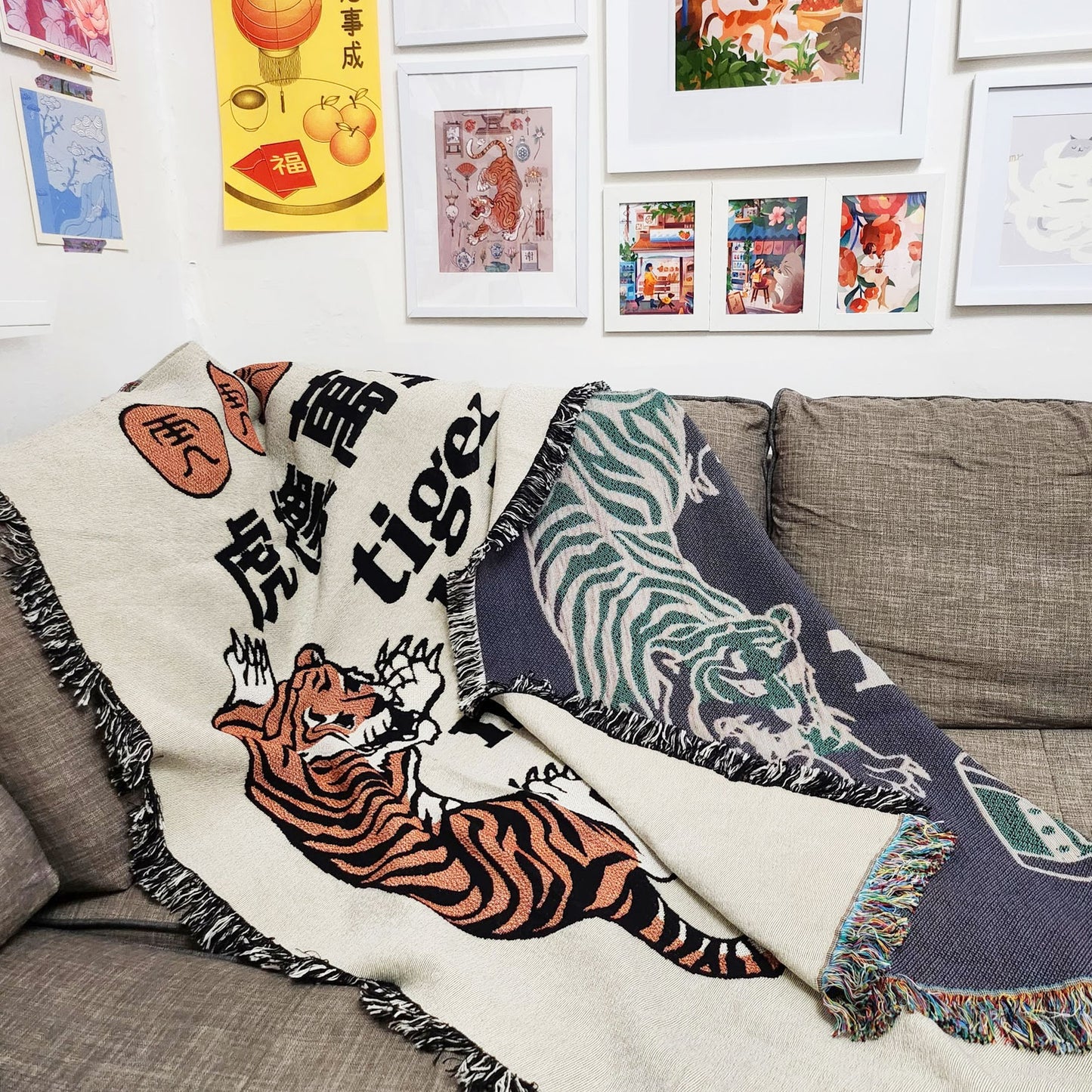 Tiger Balm Makes Everything Better Tapestry Blanket