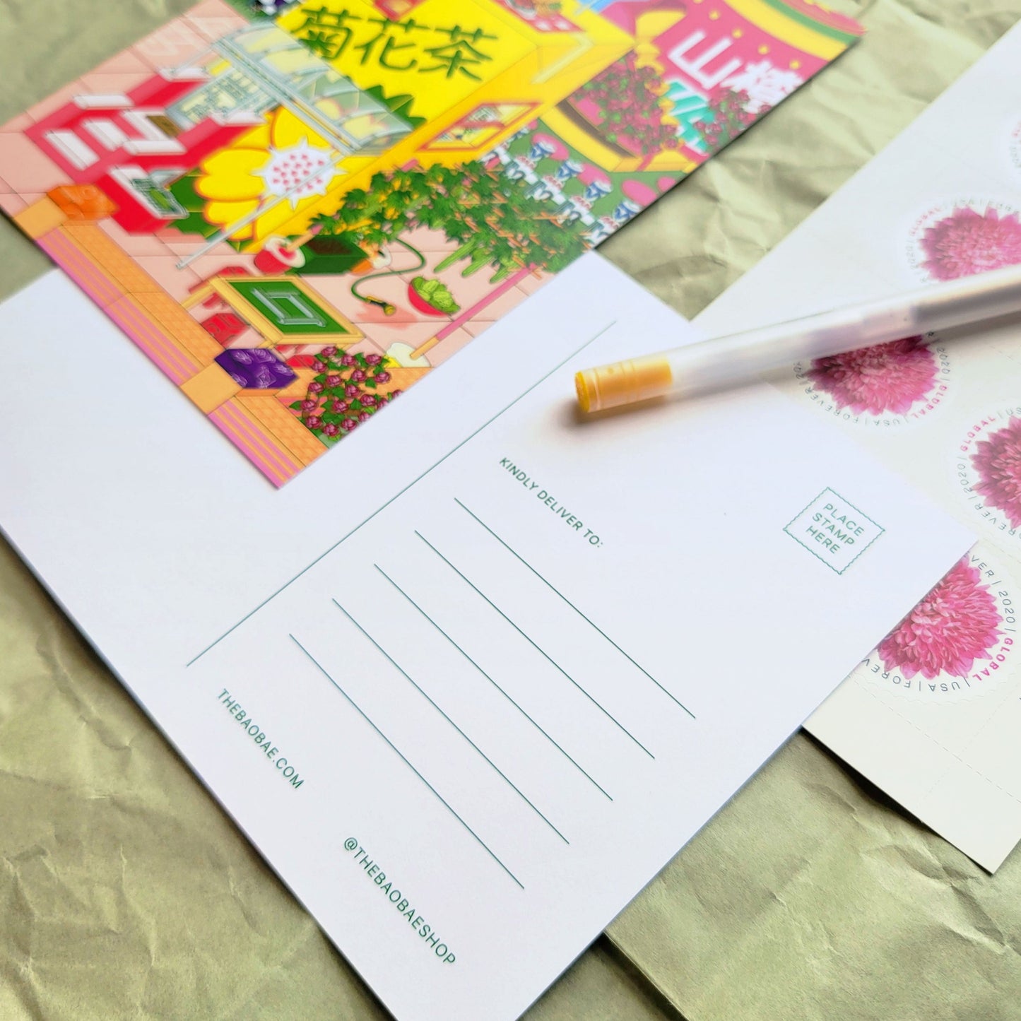 Summer In Sunnyside 5" x 7" Postcard Print