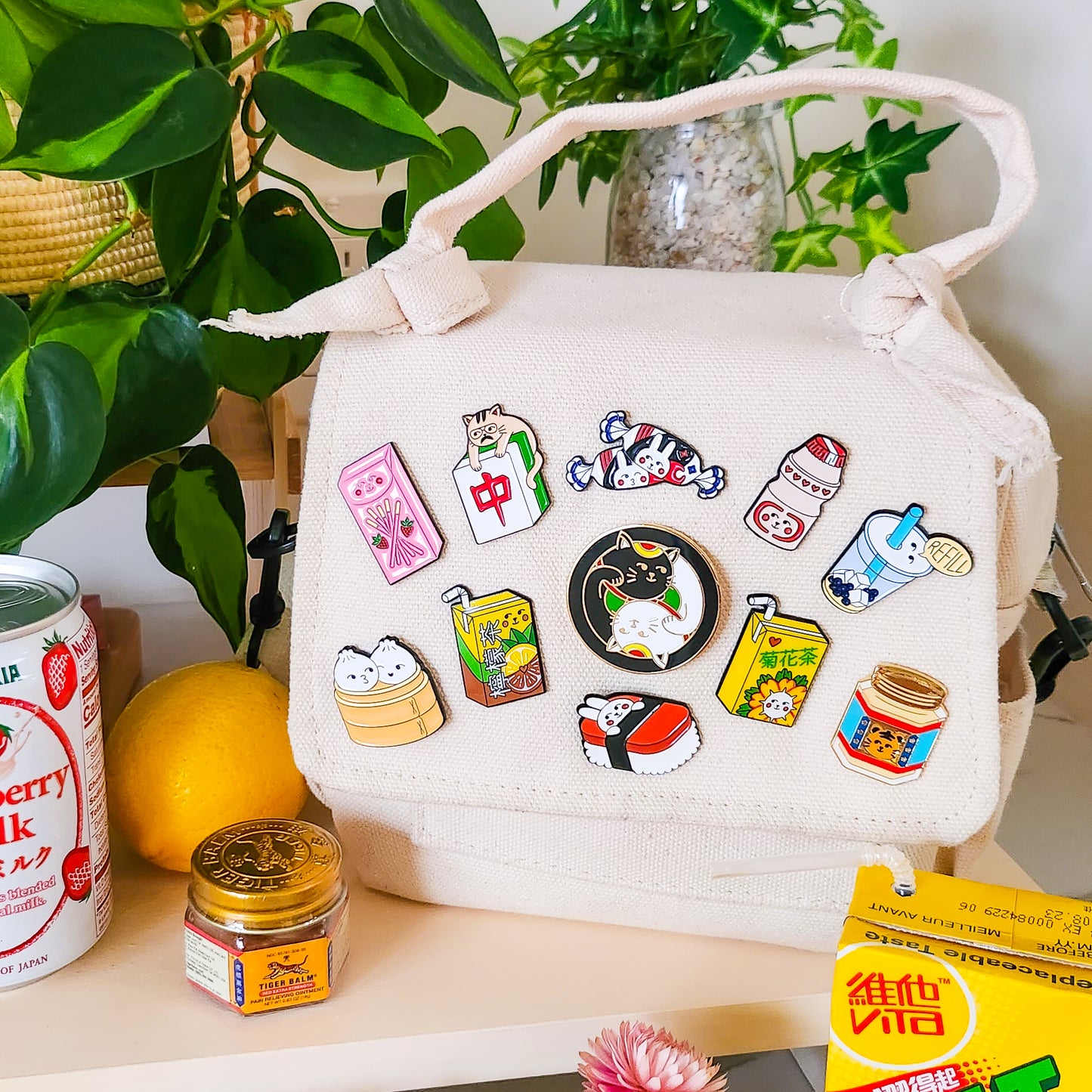 Yakult Enamel Pin