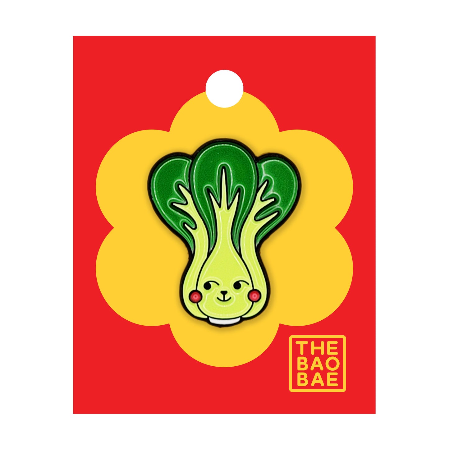 Bok Choy Enamel Pin