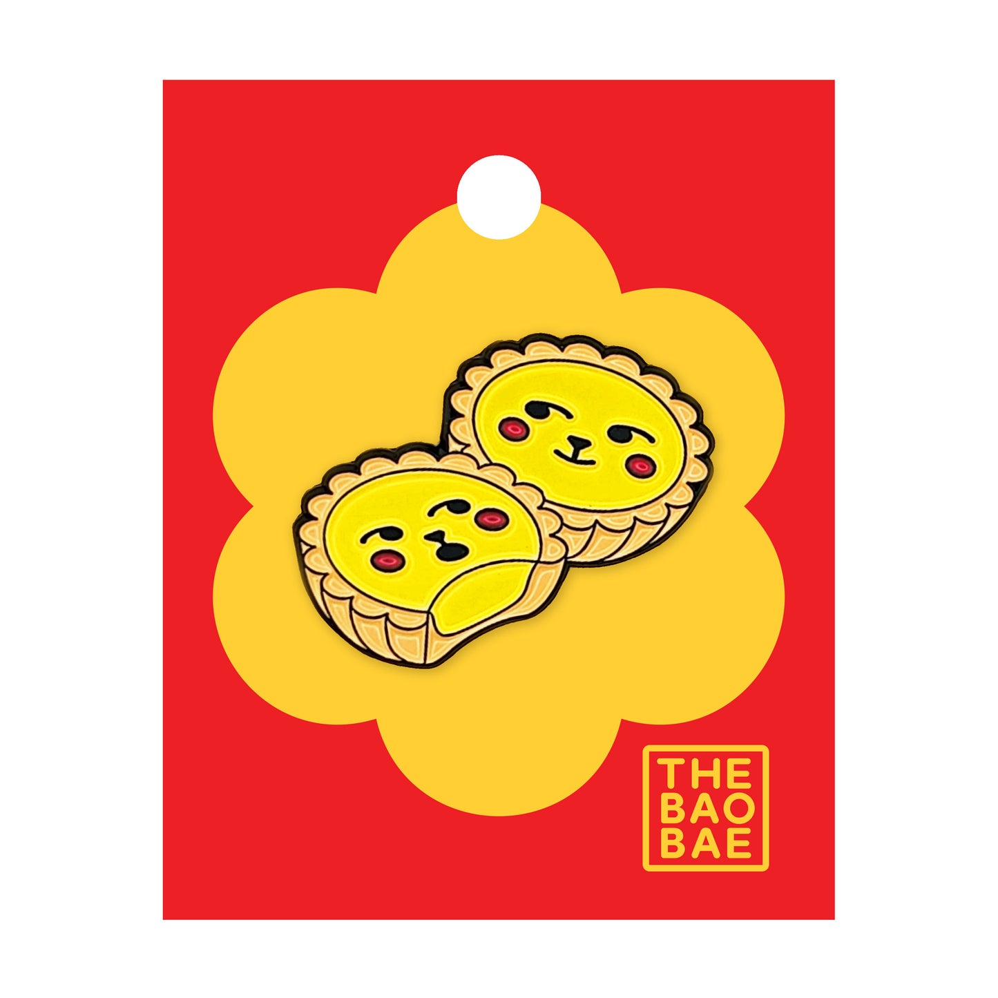 Egg Tart Enamel Pin