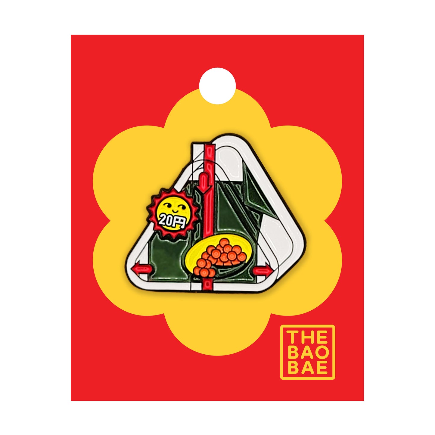 Onigiri Rice Ball Enamel Pin