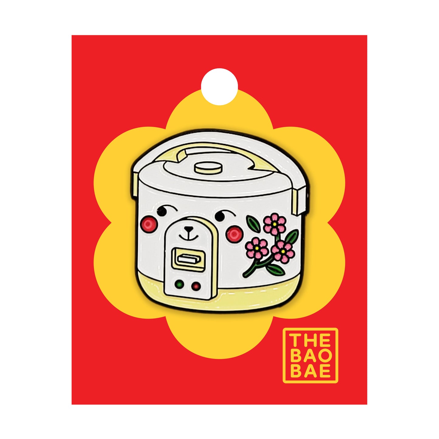 Rice Cooker Enamel Pin