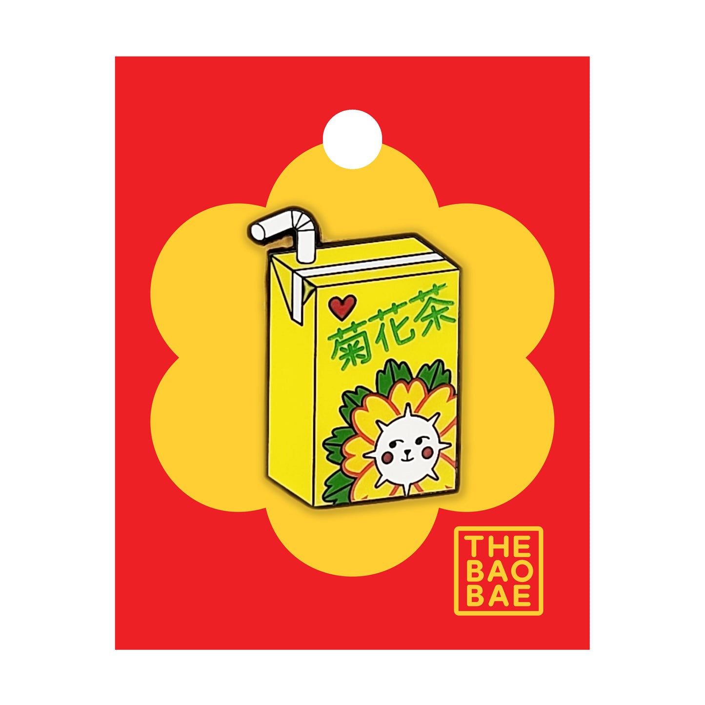 Vita Chrysanthemum Tea Enamel Pin