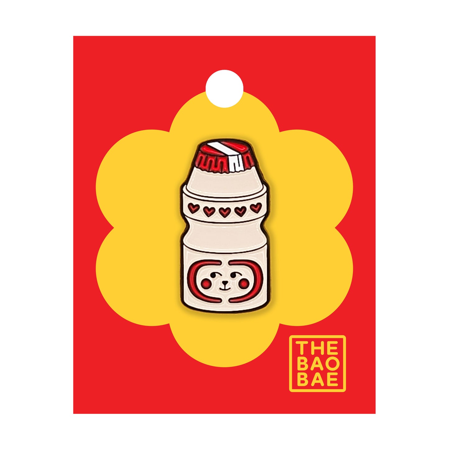 Yakult Enamel Pin