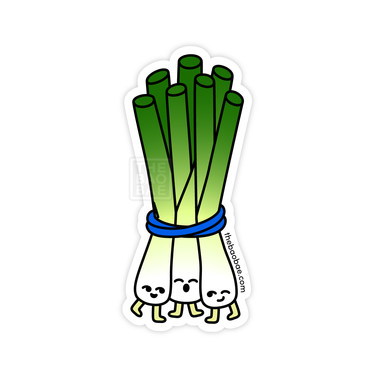 Scallions Green Onions Sticker