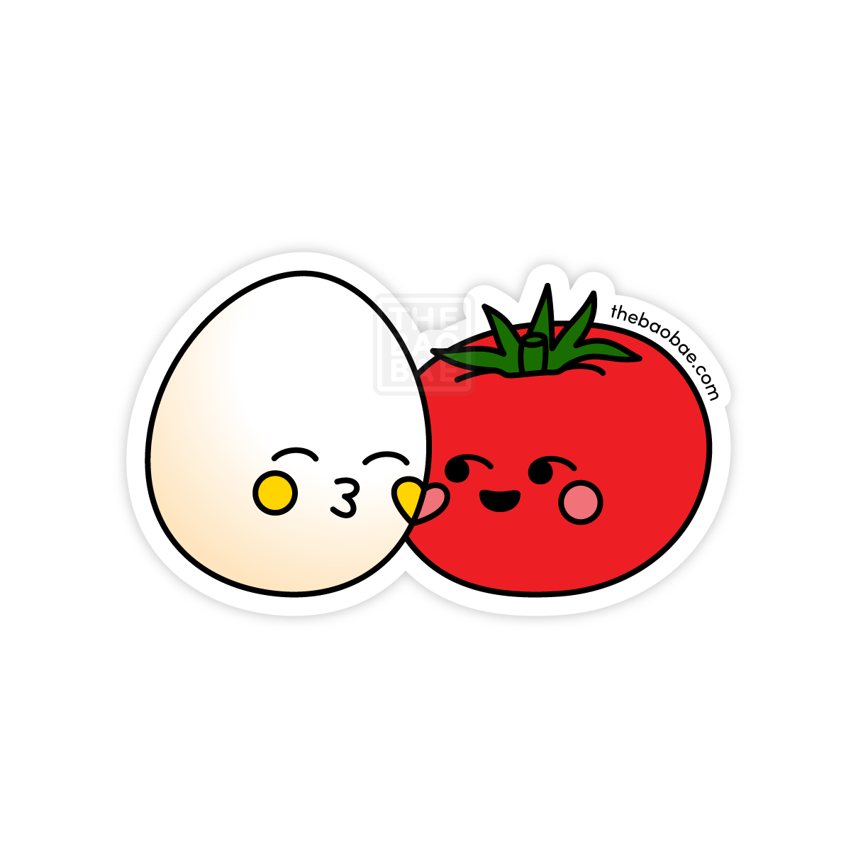 Tomato & Egg Sticker