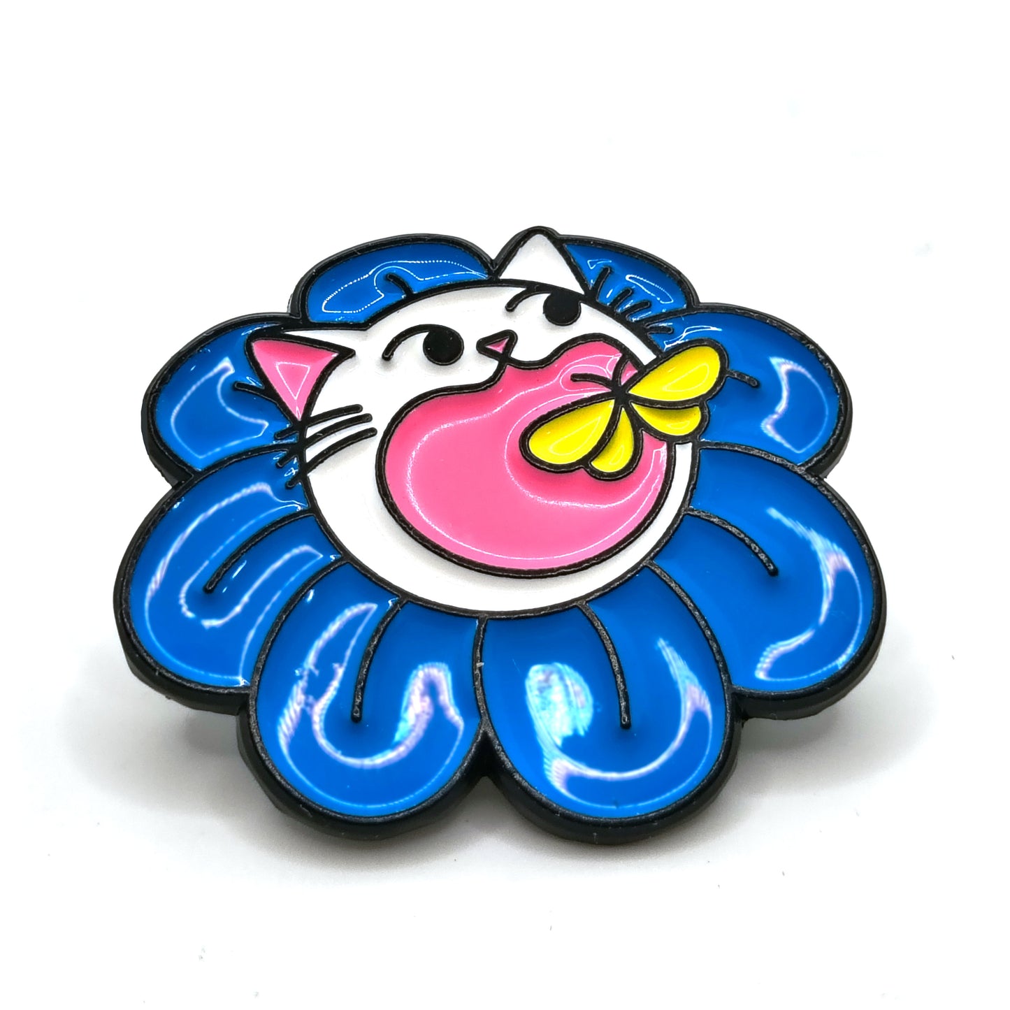 Flower Cat Pin