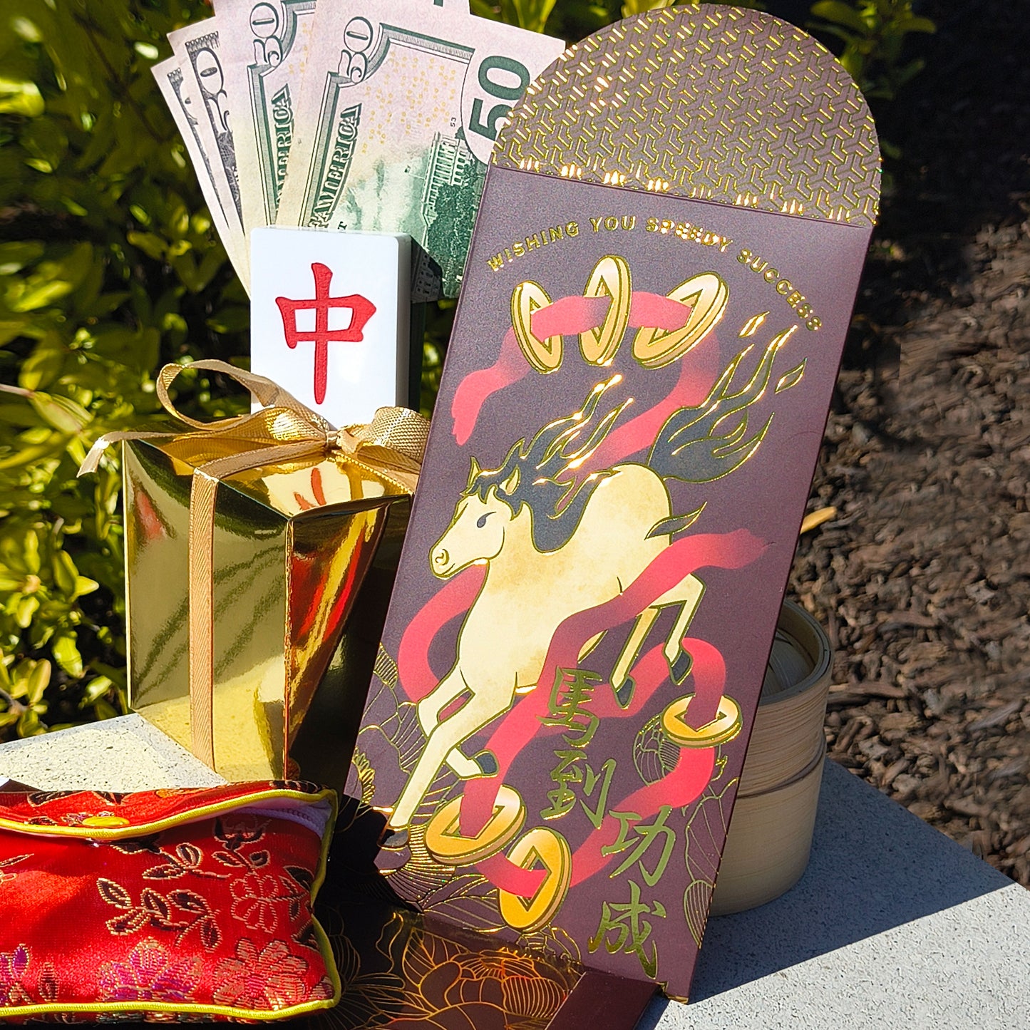 Year of the Horse "Speedy Success" New Year Red Envelopes