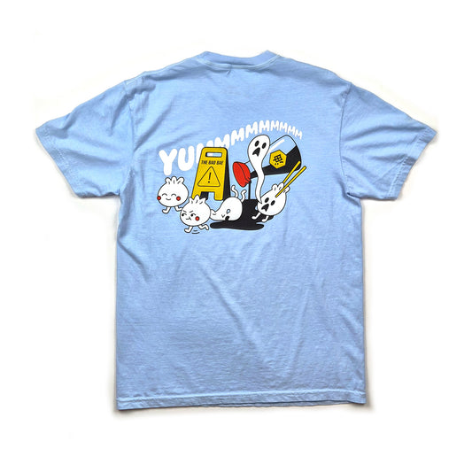 Dumpling Run Club Short Sleeve T-Shirt Blue