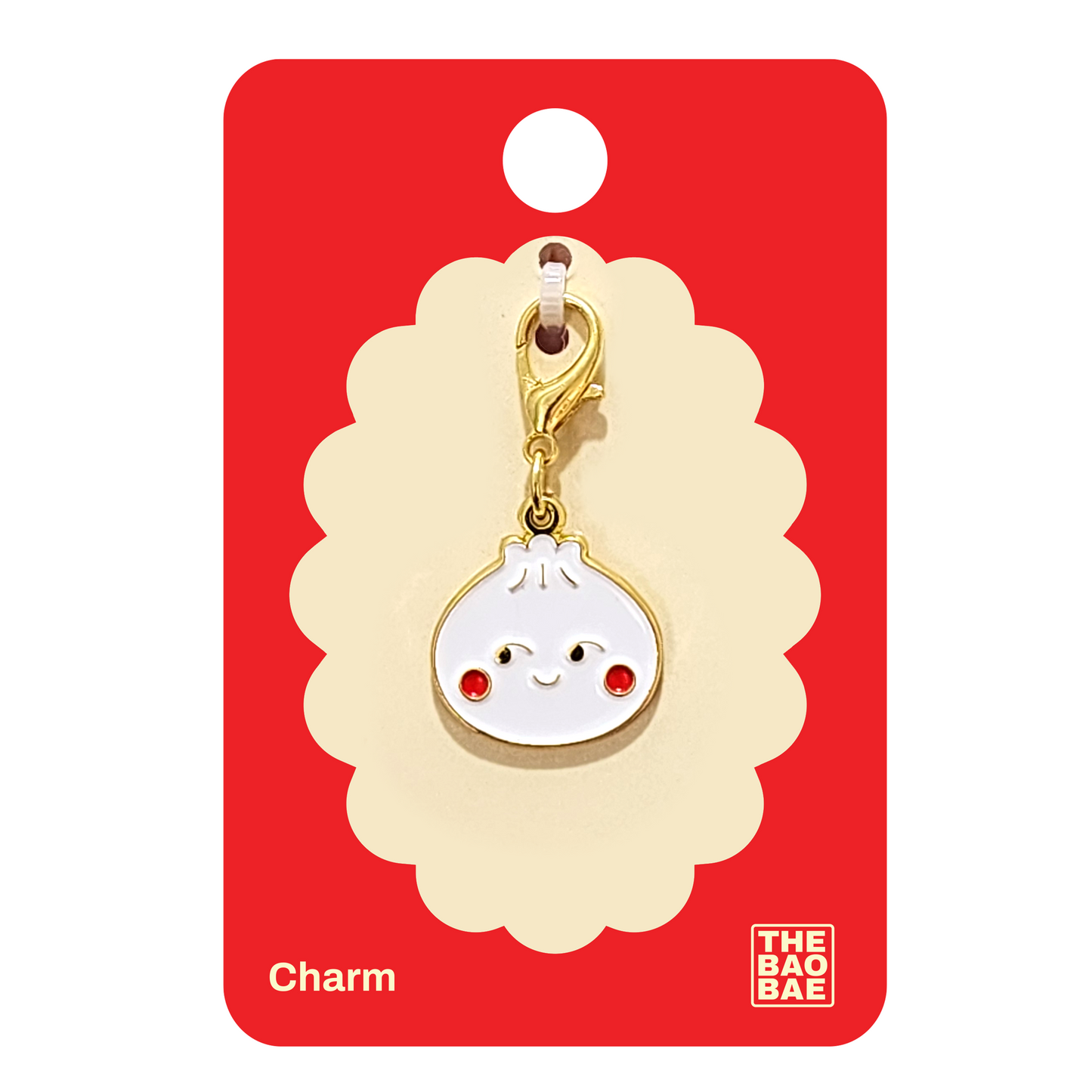 Dumpling Bao Enamel Charm
