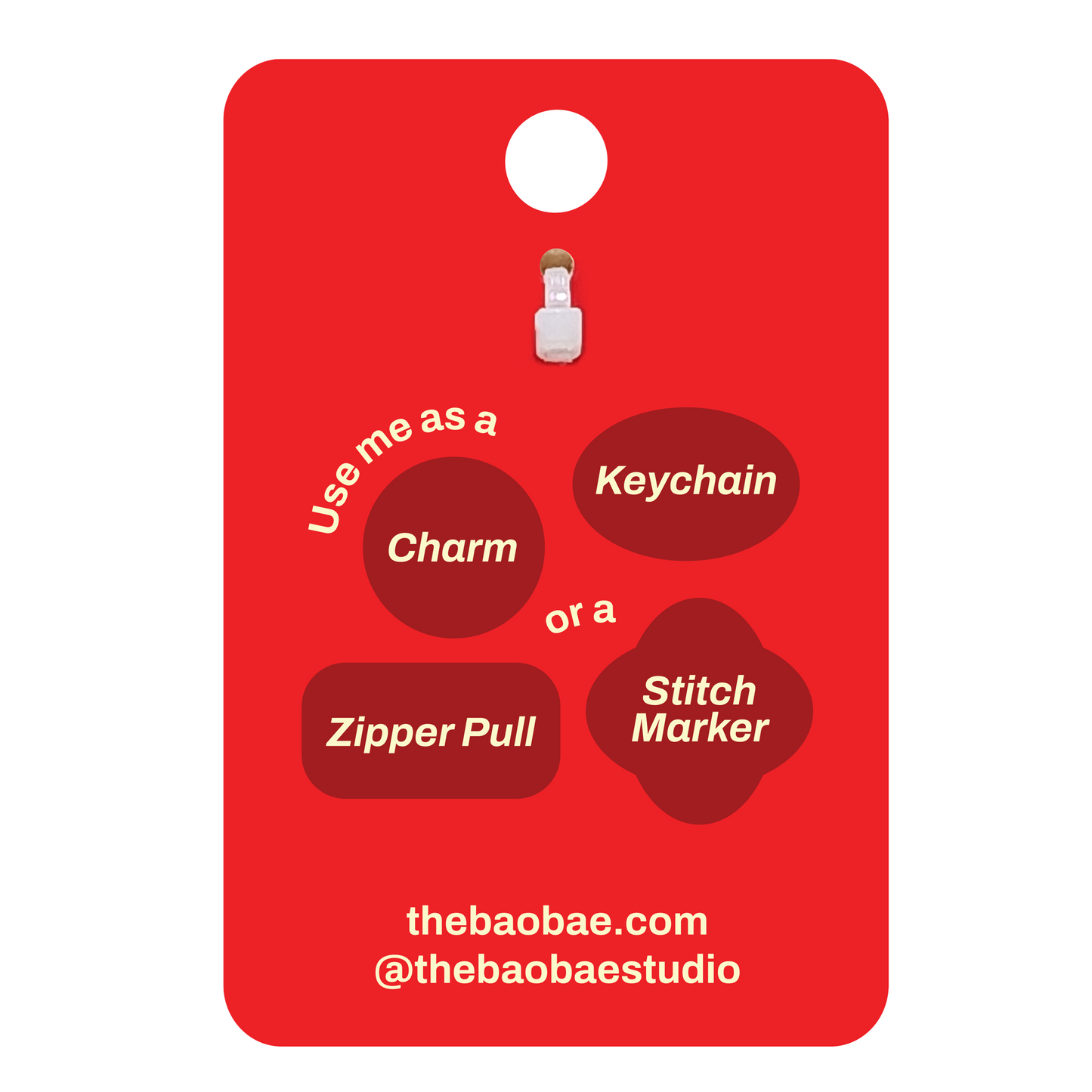 Dumpling Bao Enamel Charm