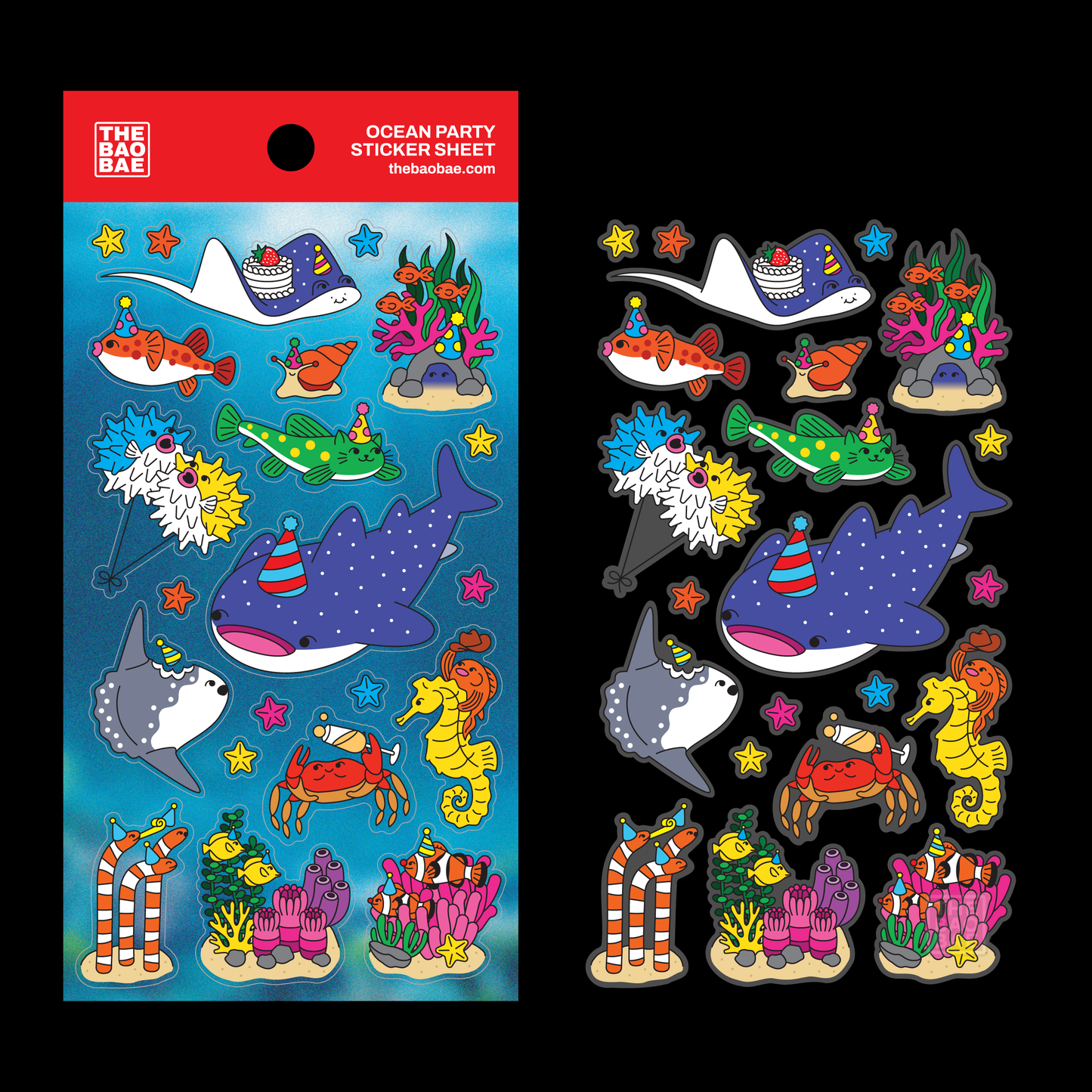 Ocean Party Sticker Sheet