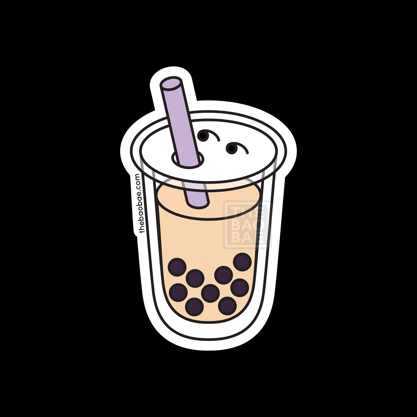 Bubble Milk Tea Boba Sticker