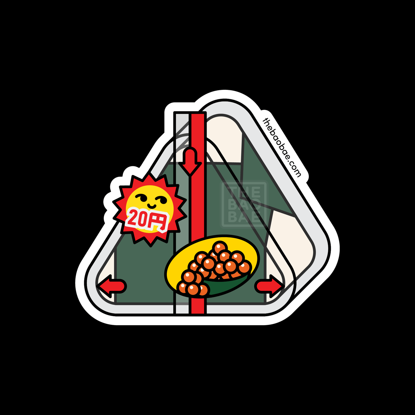Onigiri Rice Ball Sticker
