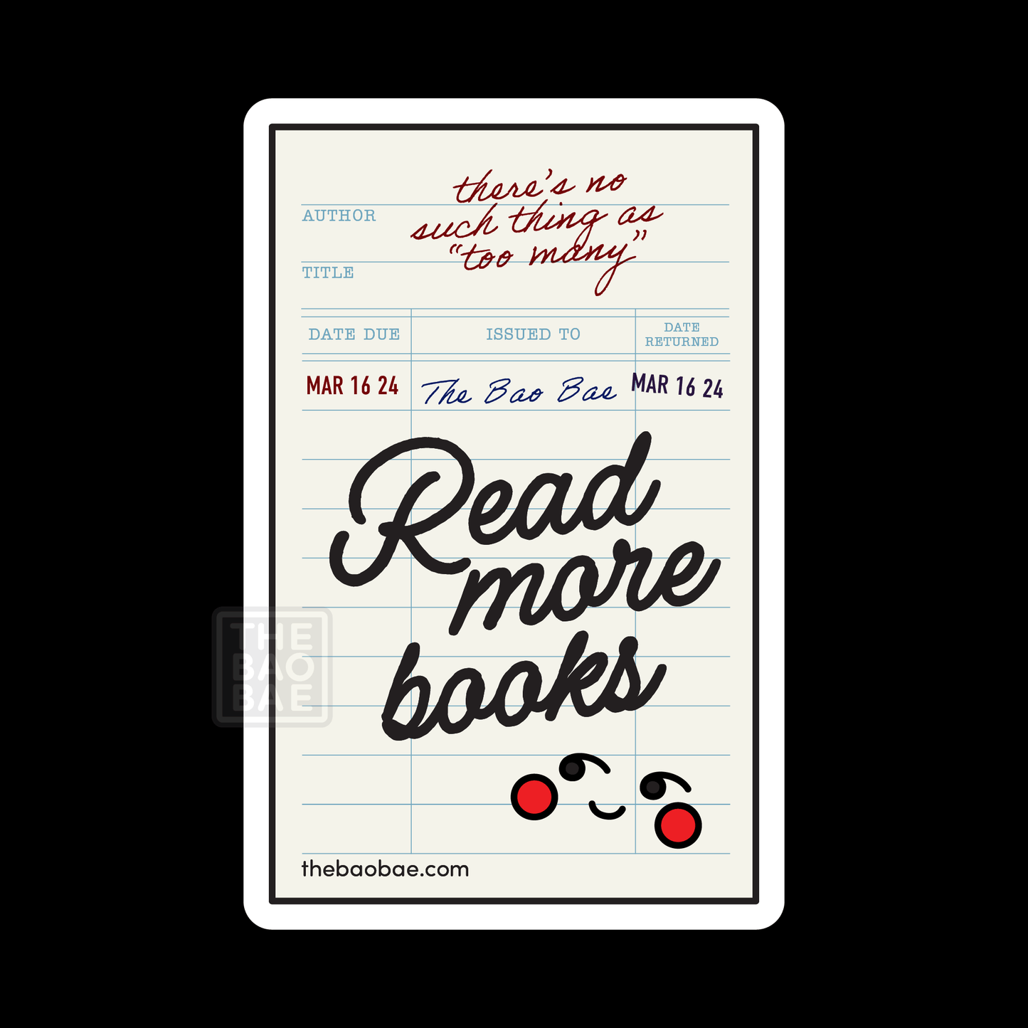 Read More Books Sticker