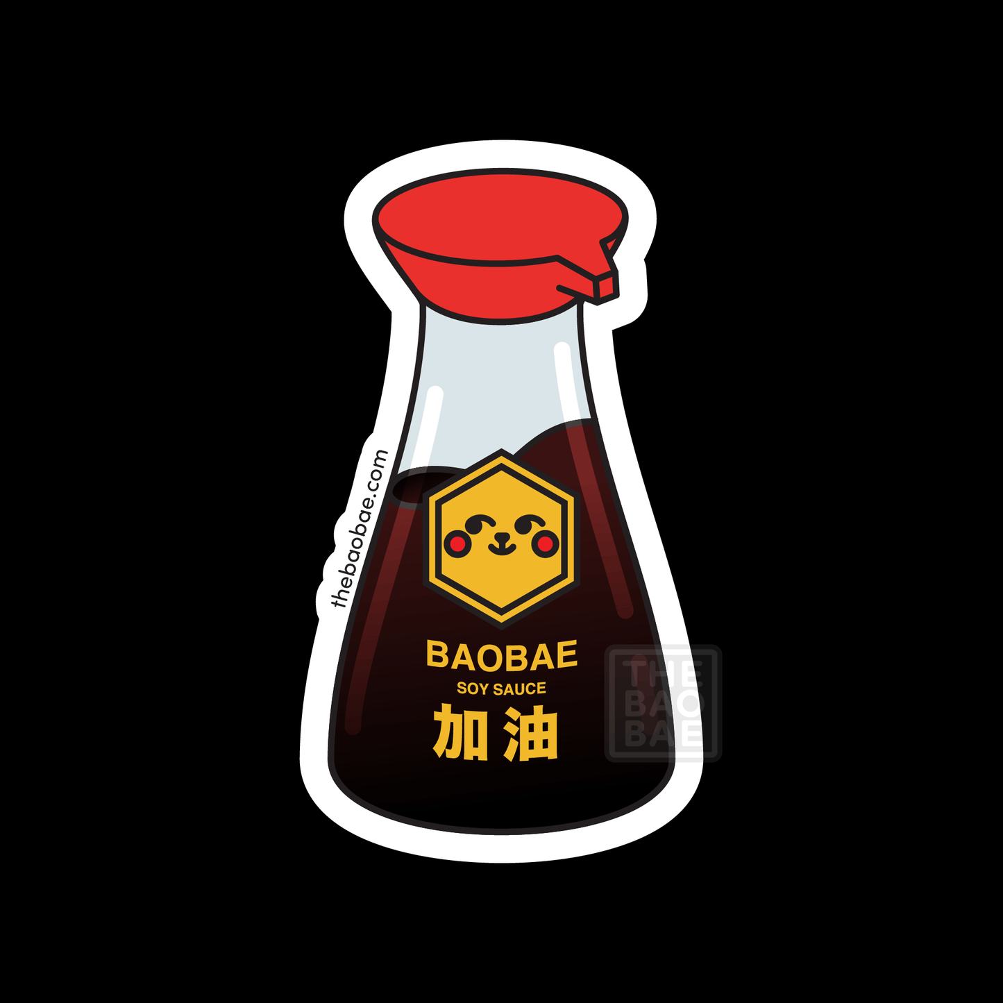 Soy Sauce Bottle Add Oil Sticker