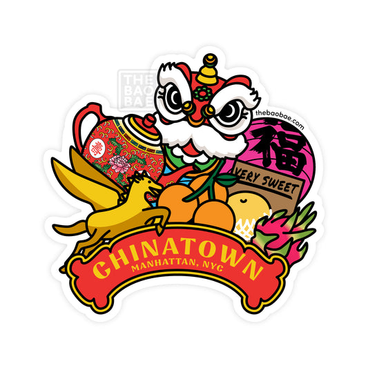 Chinatown Manhattan NYC Sticker