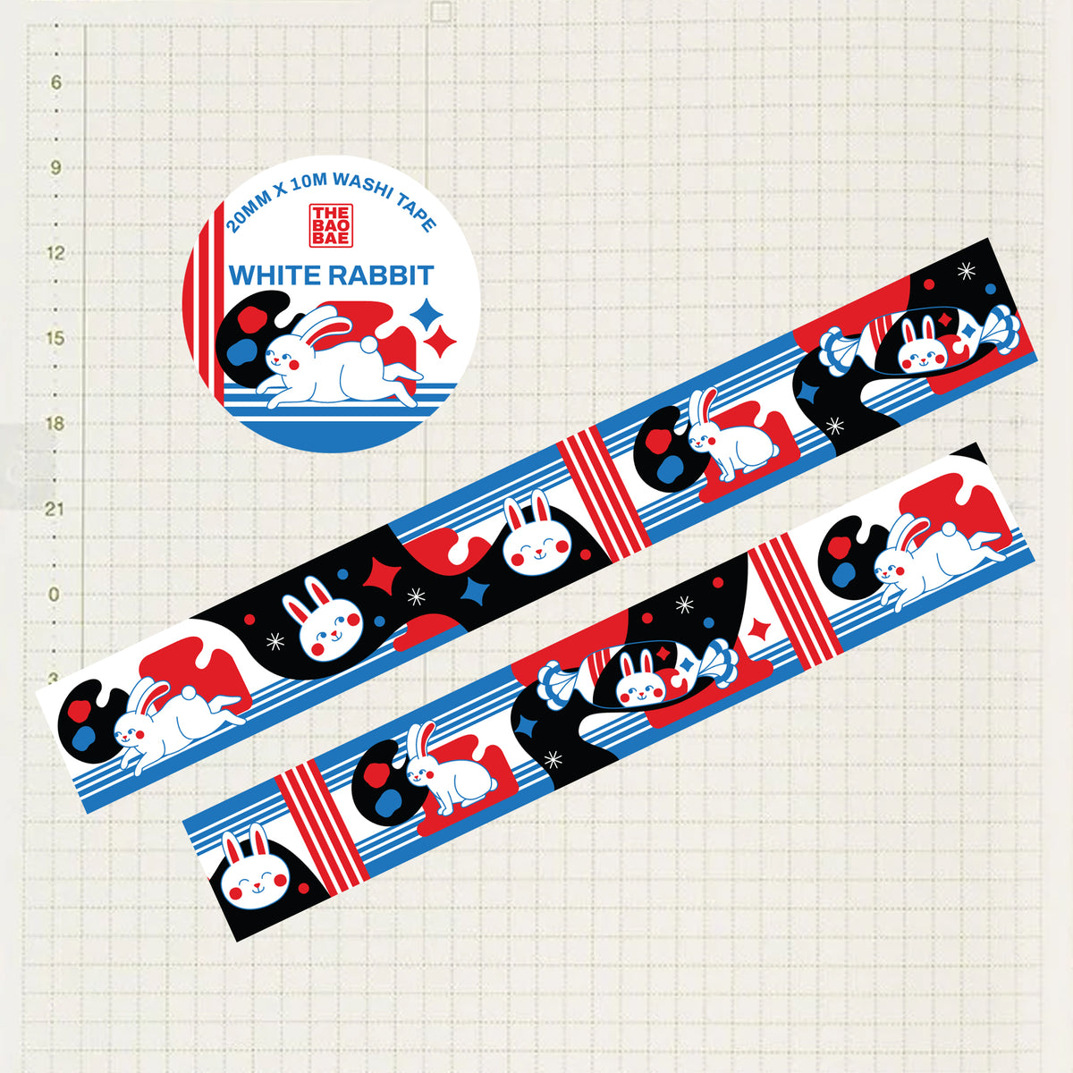White Rabbit Washi Tape