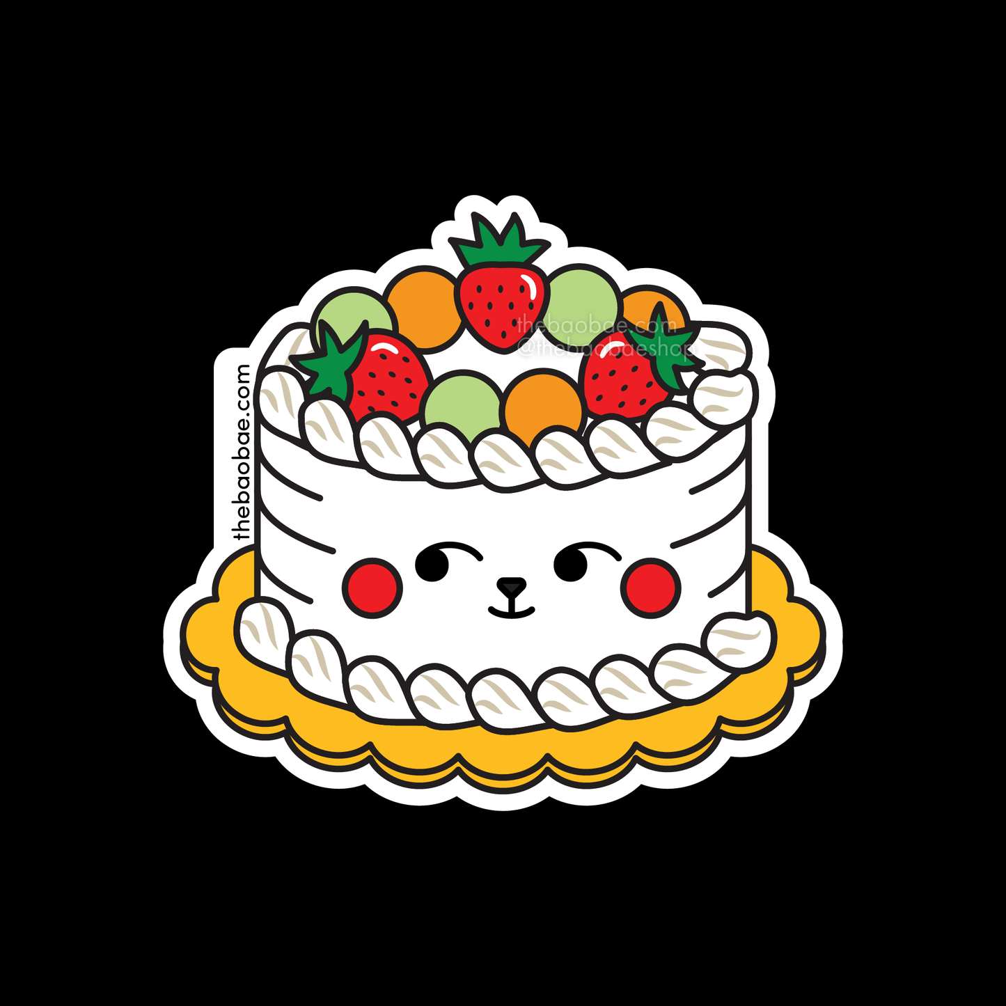 Fruit Cake Sticker