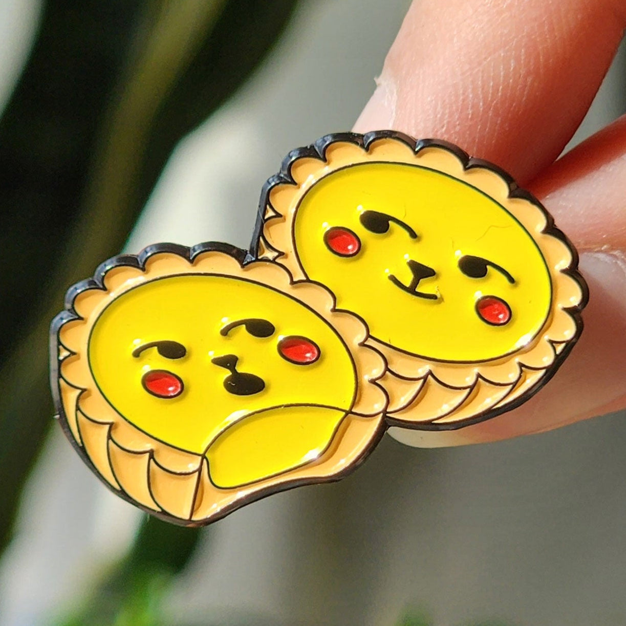 Egg Tart Enamel Pin