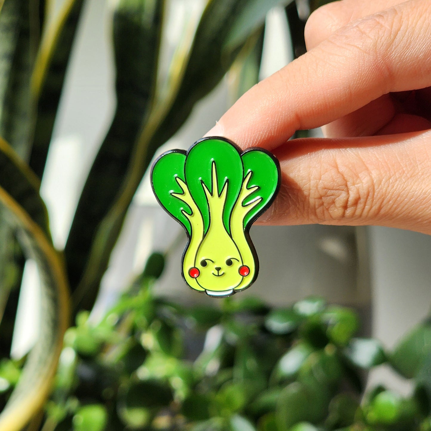 Bok Choy Enamel Pin