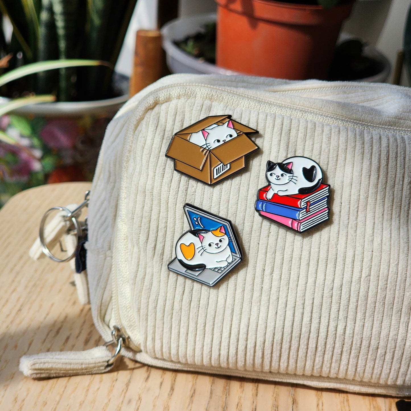 Laptop Cat Pin