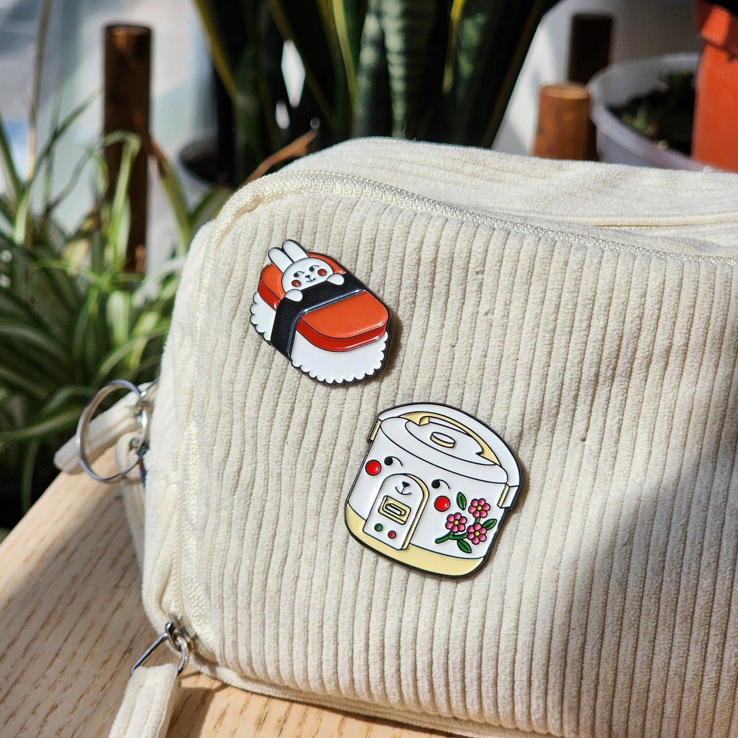 Rice Cooker Enamel Pin