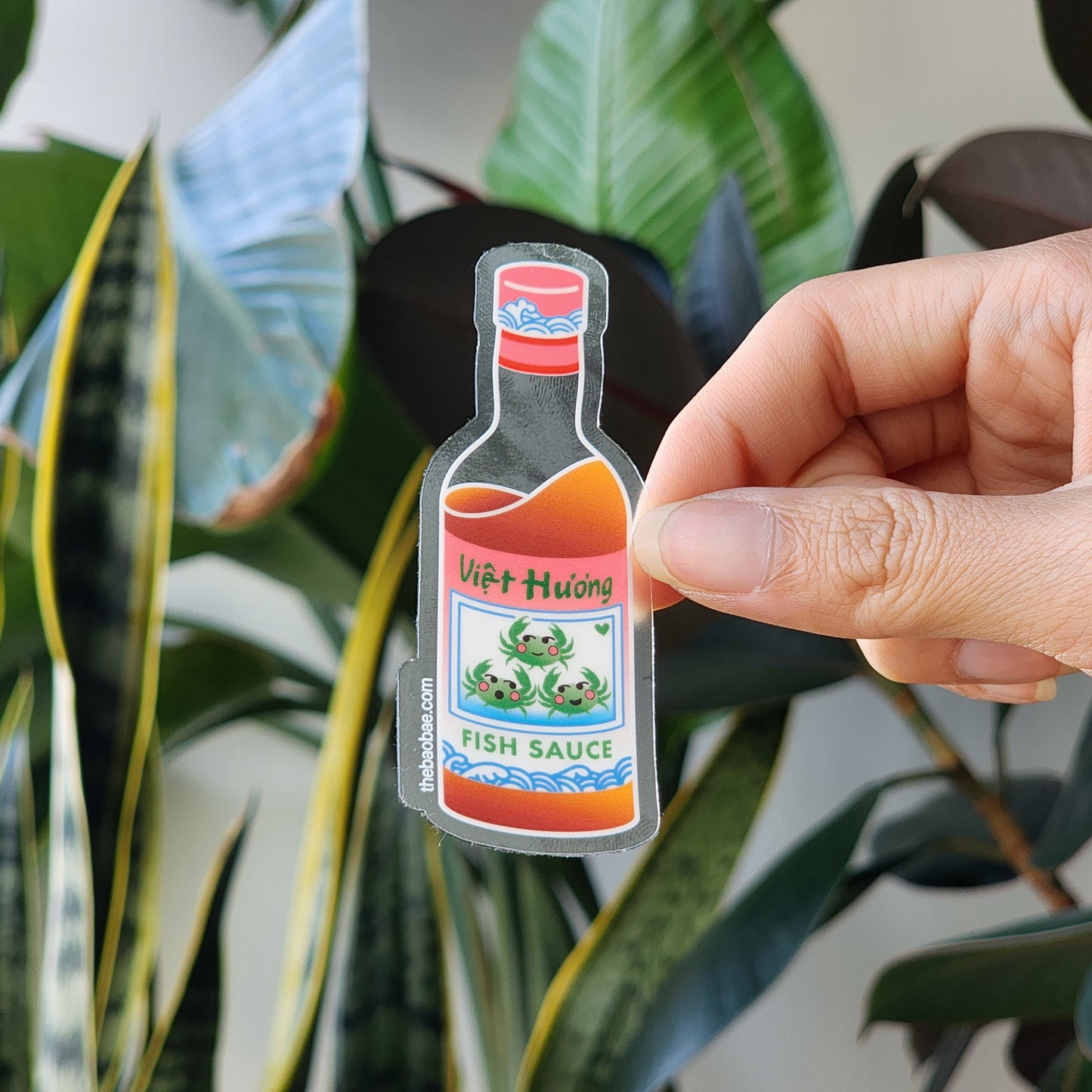 Fish Sauce Clear Sticker