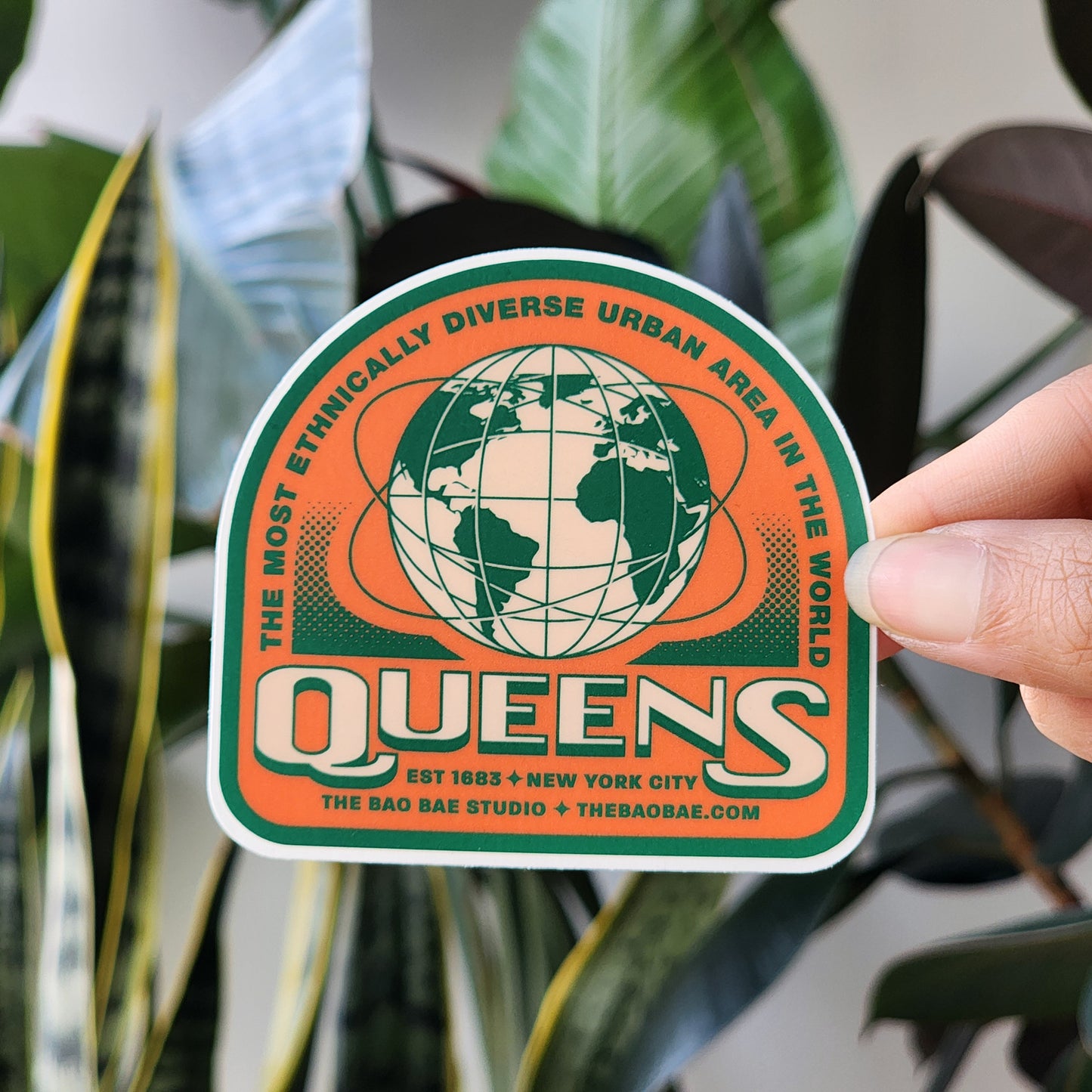 Queens NYC Diversity Badge Sticker