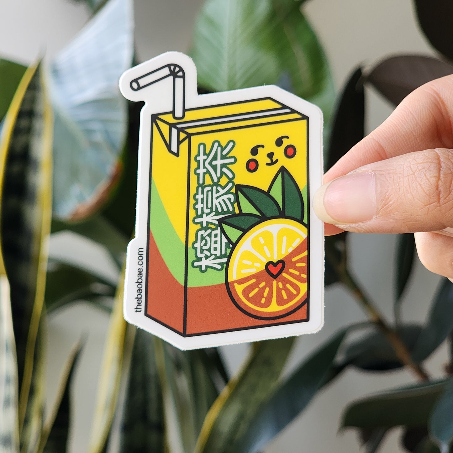 Vita Lemon Tea Juice Box Sticker