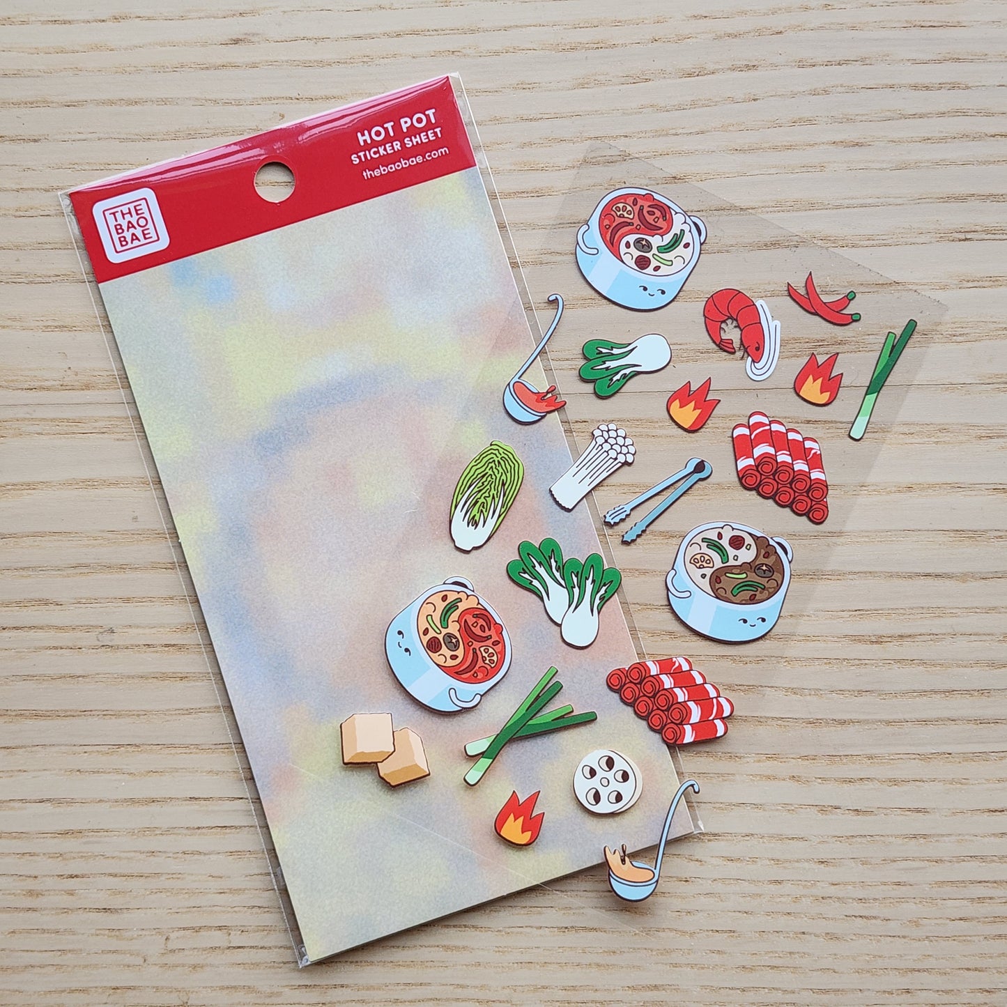 Hot Pot Sticker Sheet