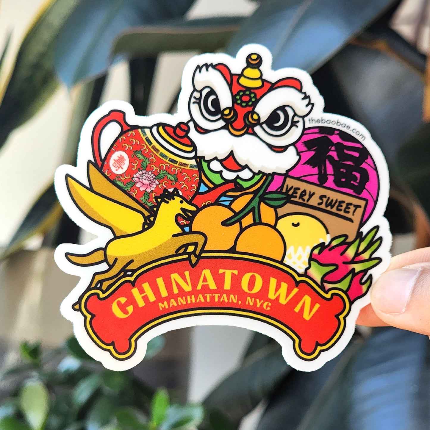 Chinatown Manhattan NYC Sticker