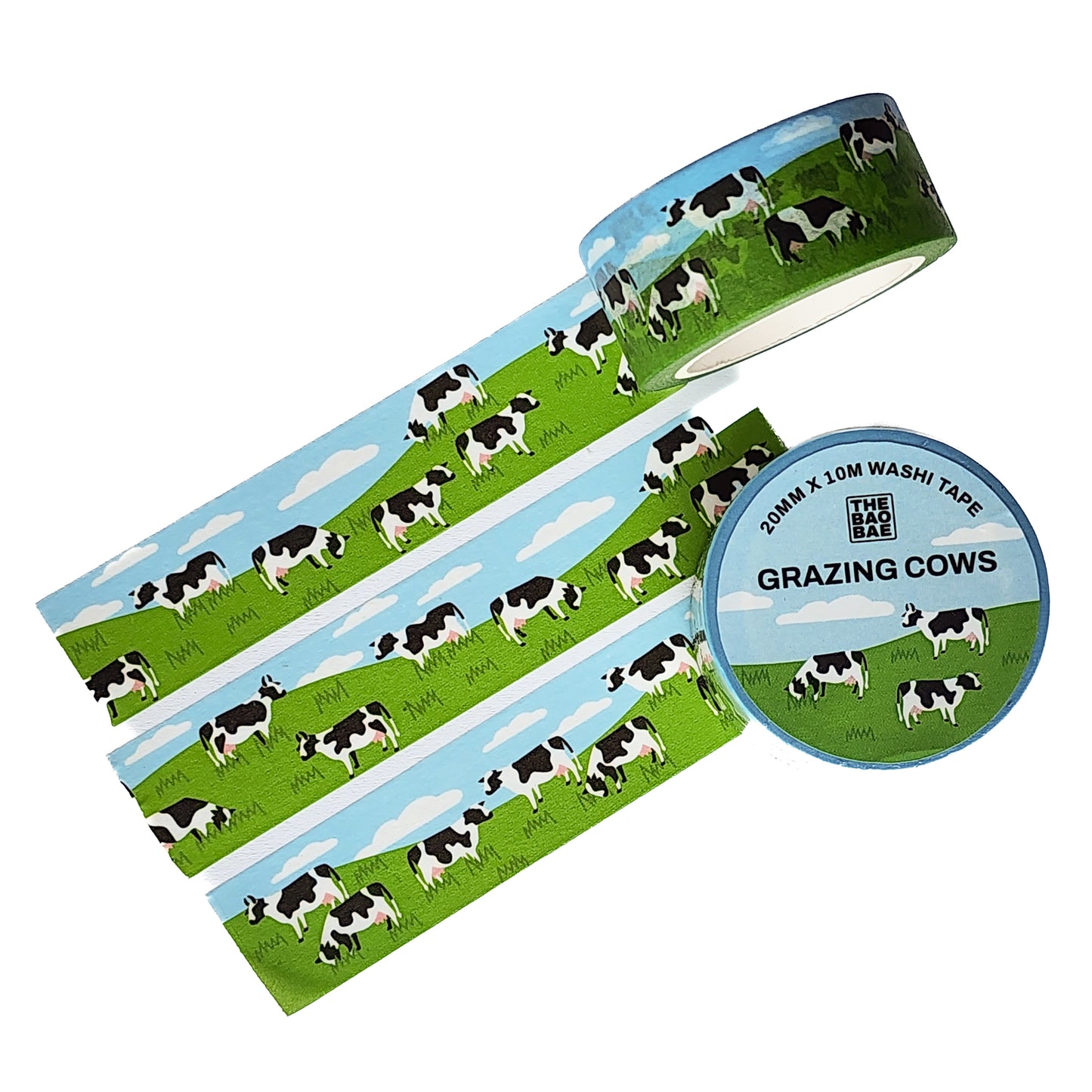 Grazing Cows Washi Tape