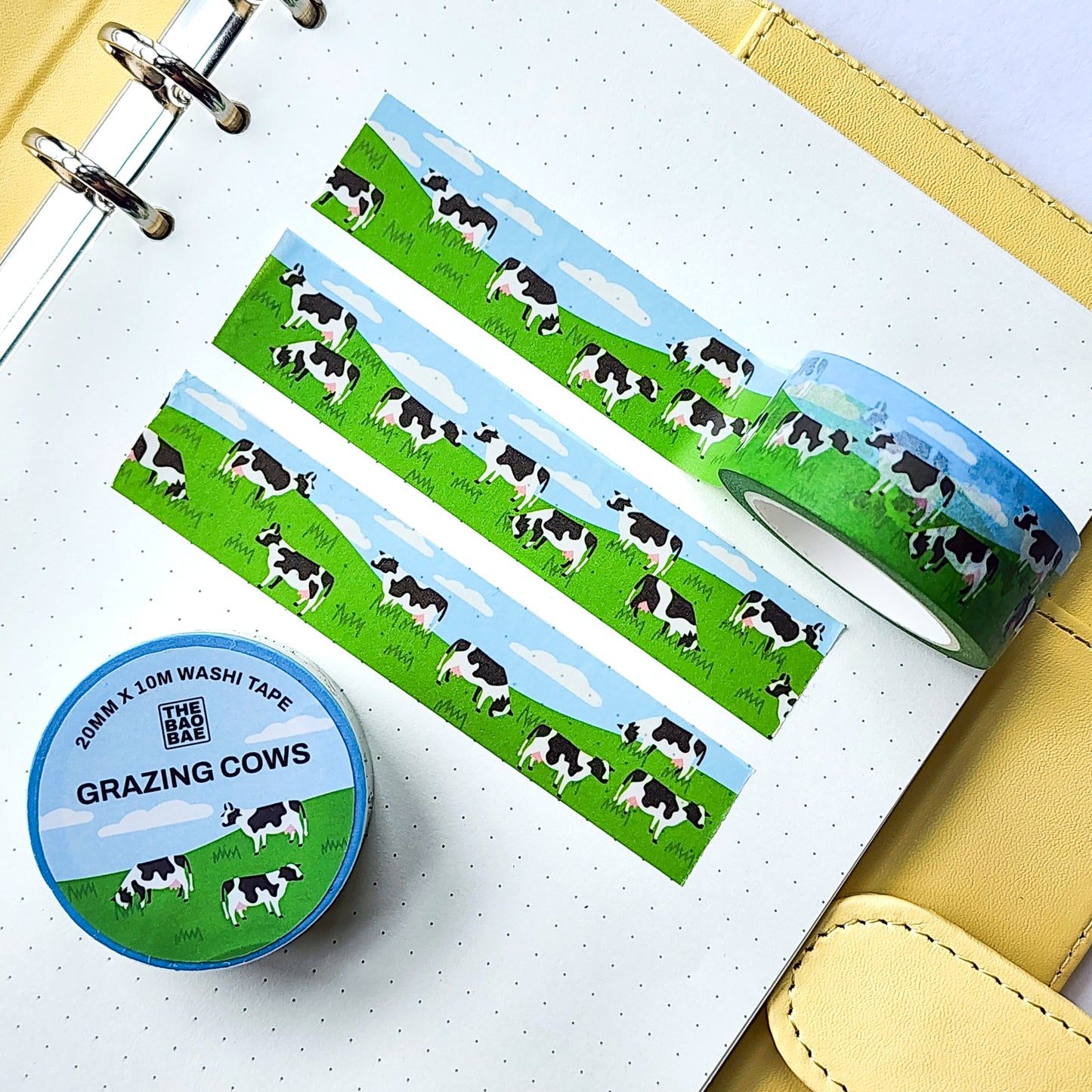 Grazing Cows Washi Tape
