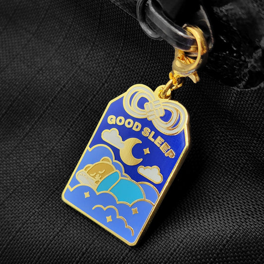 Good Sleep Bear Enamel Charm