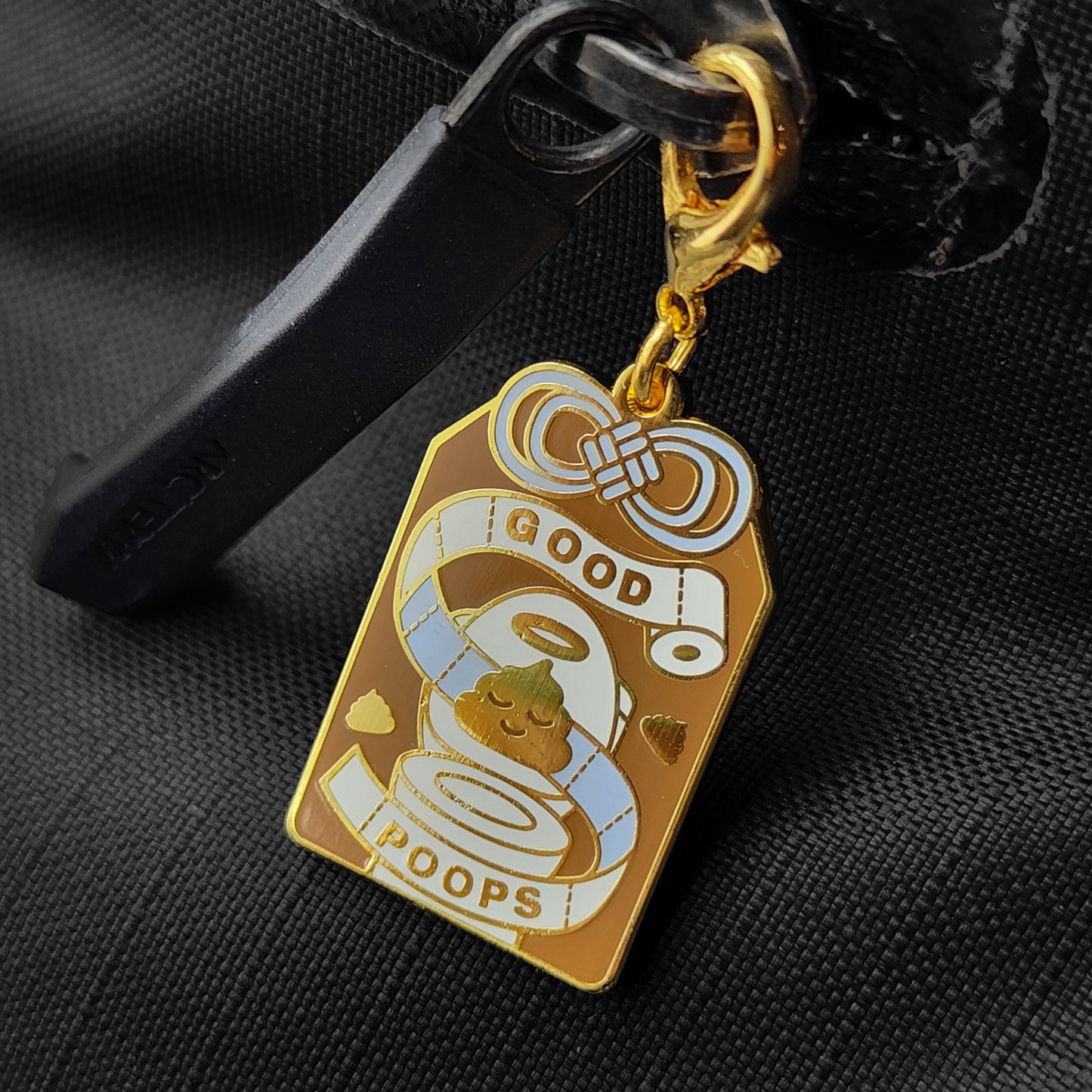 Good Poops Enamel Charm