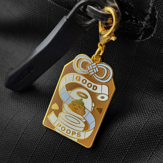 Good Poops Enamel Charm