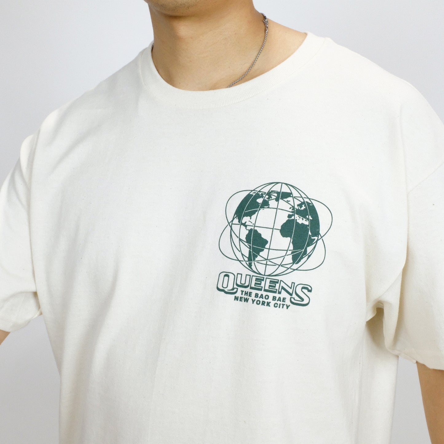 Queens NYC Diversity Short Sleeve T-Shirt Cream