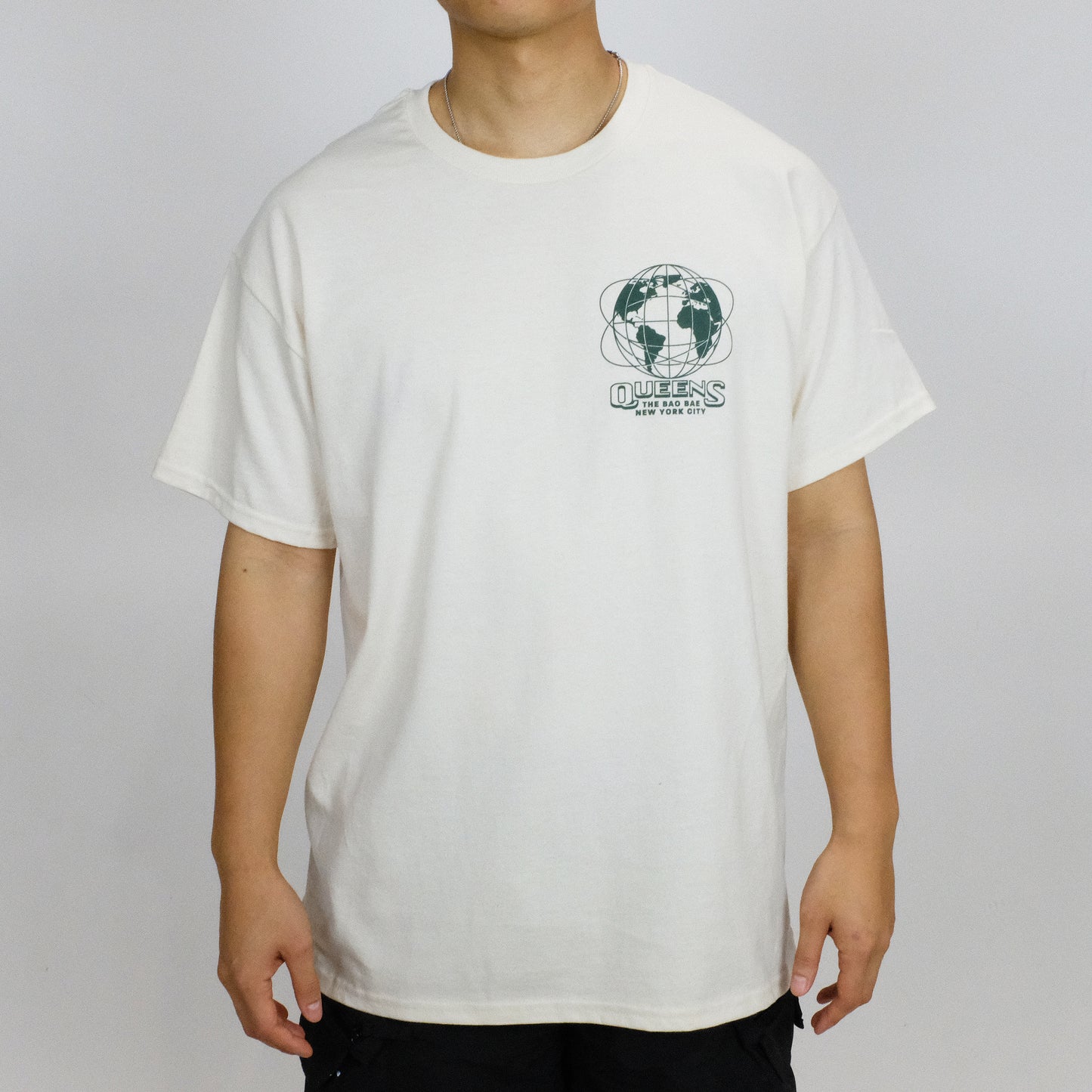 Queens NYC Diversity Short Sleeve T-Shirt Cream