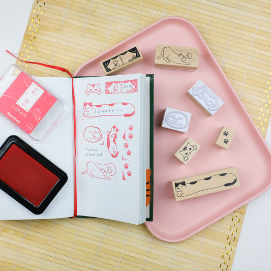 Cat Stamp Set