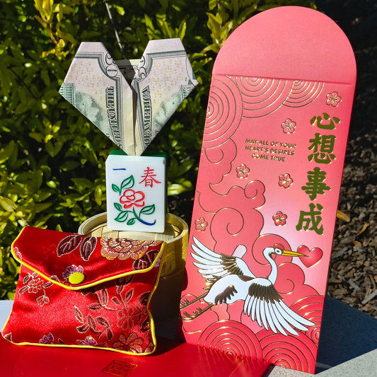 Crane Heart's Desires "Sum Seung Si Sing" New Year Red Envelopes