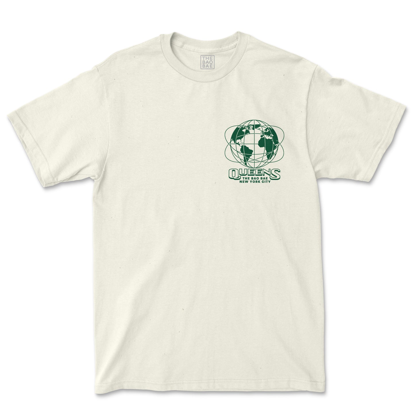 Queens NYC Diversity Short Sleeve T-Shirt Cream