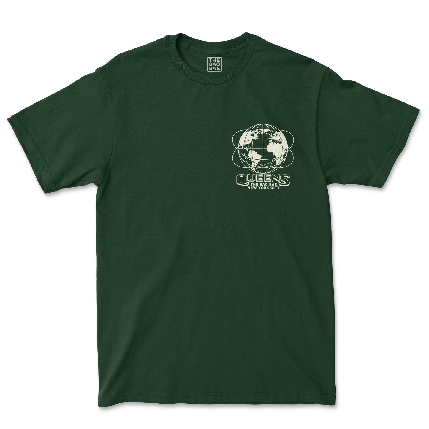 Queens NYC Diversity Short Sleeve T-Shirt Green