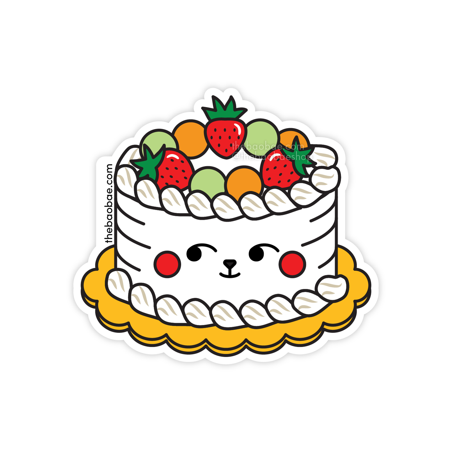 Fruit Cake Sticker